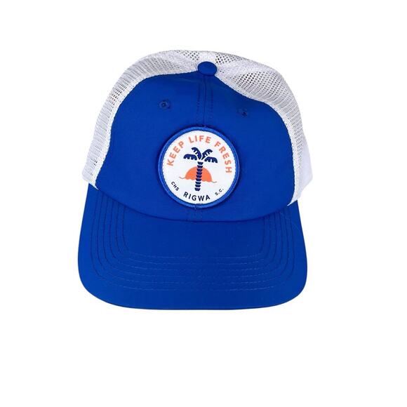 Rigwa Life “keep life fresh” mesh snapback adjustable ball cap one size nwot - Picture 1 of 4